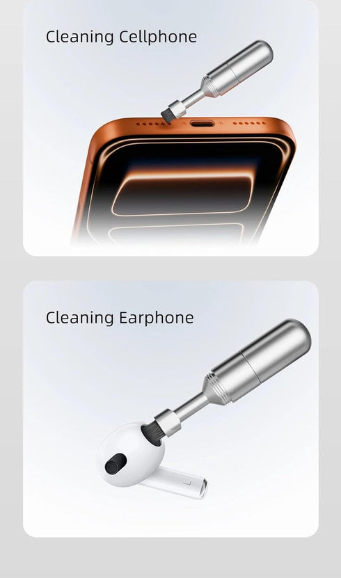 Generic 2 1 in Sim Card Removal Tool Keychain With Earbuds Cleaning Brush - Compact Sim Ejector Tool - Multi-Purpose