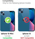 Deppa Premium Screen Protector for iPhone 13 Mini (5.4 Inch) - 2 Pack Tempered Glass Full Coverage with Easy