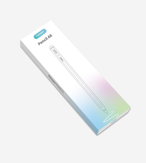 Metapen Pencil A8 for Apple iPad 2018-2024, Stylus Pen with Tilt Sensitivity, Palm Rejection, Blue