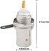 BNC Female Panel Mount Connector, 25 Pcs BNC Chassis Female Nut Bulkhead RF Connector for Coaxial Cable