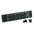 Xunsomten 2pcs 12 Fiber SC to SC APC Single Mode Fiber Patch Panel with Coupler Adapter Connectors