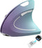 Vassink Ergonomic Wireless Rechargeable Mouse, USB A+Type C(2in 1) Connection, 800/1200/1600 DPI, 6