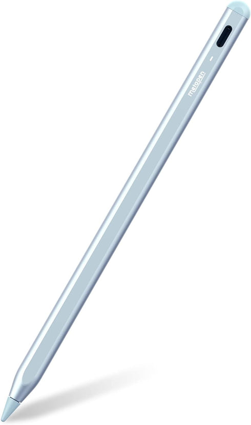 Metapen Pencil A8 for Apple iPad 2018-2024, Stylus Pen with Tilt Sensitivity, Palm Rejection, Blue