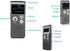 TEAMWILL 8GB Paranormal Ghost Hunting Equipment Digital EVP Voice Activated Recorder USB US (Black)