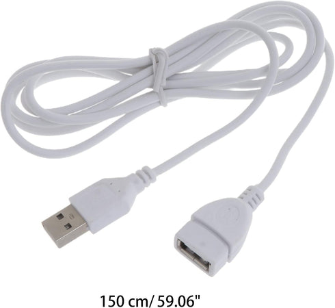 MHADBKH 5ft USB Extension Cable Male to Female Extension Cord USB Charging Cable for USB Ceiling Fan USB LED Lamp