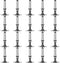 20 Pieces Universal Stylus Replacement Disc Tips, DanziX Round Shape Tips for Touch Screen Devices