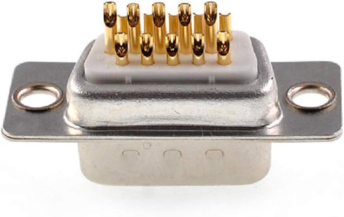 Oiyagai 10 Sets DB15 VGA Male Connector Kit, HD15 Solder Cup with Plastic Hoods, 15-Pin D-Sub Plug