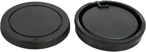 NIYI 2Sets Camera Body Cap and Rear Lens Cap Cover for Sony A A-Type Minolta AF Mount Cameras and Lenses