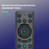 Bluetooth Voice Remote Control, USB Wireless Backlit Air Remote Mouse with IR Learning for PC, Projector, Smart TV