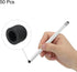 MECCANIXITY 50pcs 7mm Stylus Pen Fine Tips, Conductive Rubber Capacitive Touch Screen Universal Replacement