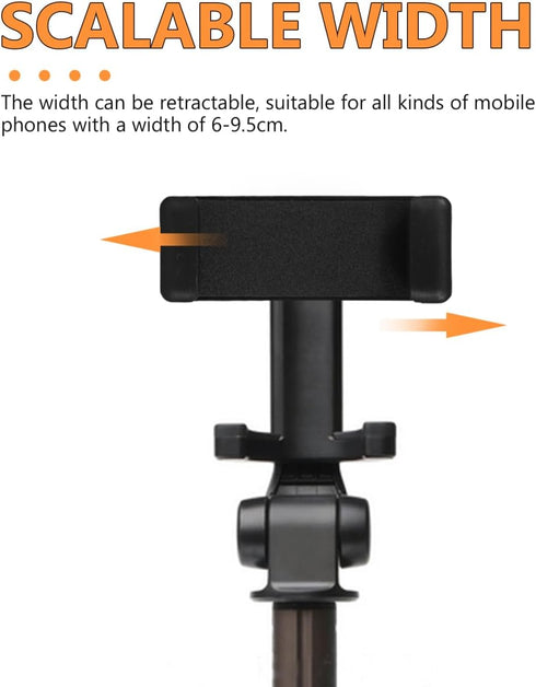 ULDIGI 10Pcs 1/4 Inch Universal Cell Phone Tripod Mount Adapter Clips Rotatable Phone Holders for Smartphone Selfie