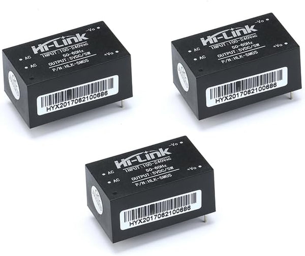 3PCS Mini Step Down Power Supply, Intelligent Home Switch, DC Power Module, AC DC Voltage Regulator
