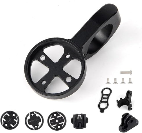 GPS Computer Mount for Aero Bars, TT Bars, or Tri Bars, Compatible with Garmin, Wahoo, CatEye, Bryton