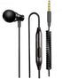k8 Single Side Earphone in-Ear Stereo to Mono Earbud Headphones, 3.5mm Plug Metal Noise Isolating Earplugs with Mic,