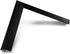 Deco TV Frames Alloy Scoop, Anodized Black Bezel Compatible with Samsung The Frame TV (3", Color Chip)