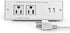 Geao Adapter 1500W Recessed Power Strip Mount Hidden Charging Station with USB Plug Multiple