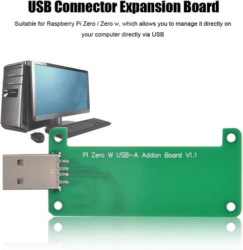 USB Dongle Expansion Board for Zero 1.3/Zero W, Plug and Play Adapter for Developers, Cybersecurity Projects