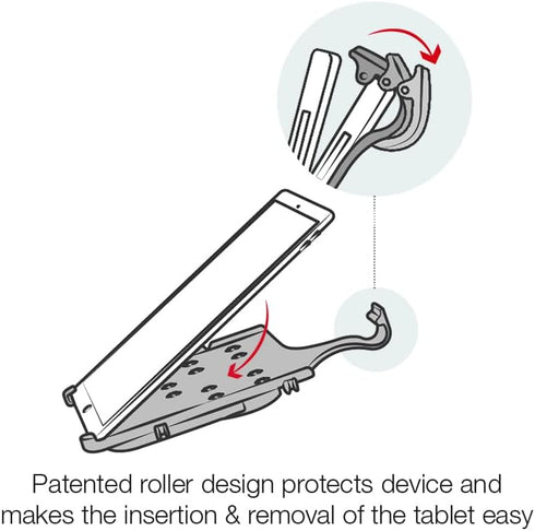 RAM MOUNTS 6 A17 (RAM-HOL-AP36U) EZ-Rollr Mount Cradle for iPad mini & Pro Fits B & C Size Ball Bases