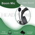 SHIQUN Two Way Radio T465 Overhead Headsets with Boom Mic, Noise Cancelling Adjustable for Gym VOX-PTT On-Ear
