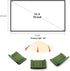 Yandood 16:9 4K (70 inch) Foldable Projector Screen with Stainless Steel Telescopic Rod Combination Frame HD