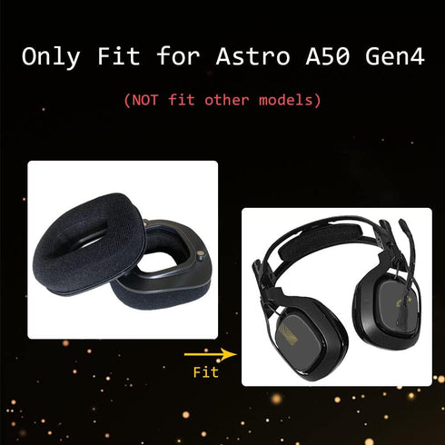 Comfort Velour Replacement Ear Pads Compatible with Astro A50 GEN4 Headset