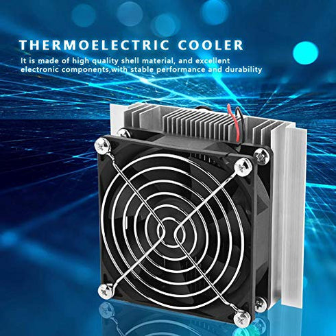 Semiconductor Refrigeration Thermoelectric Peltier Cold Plate Cooler with Fan for Small Fridge