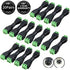 DC Power Connector 20 Pairs CCTV Power connectors 12V Male+Female 2.1x5.5MM DC Power Jack Plug Adapter Connector for CCTV Camera and LED Strip Light