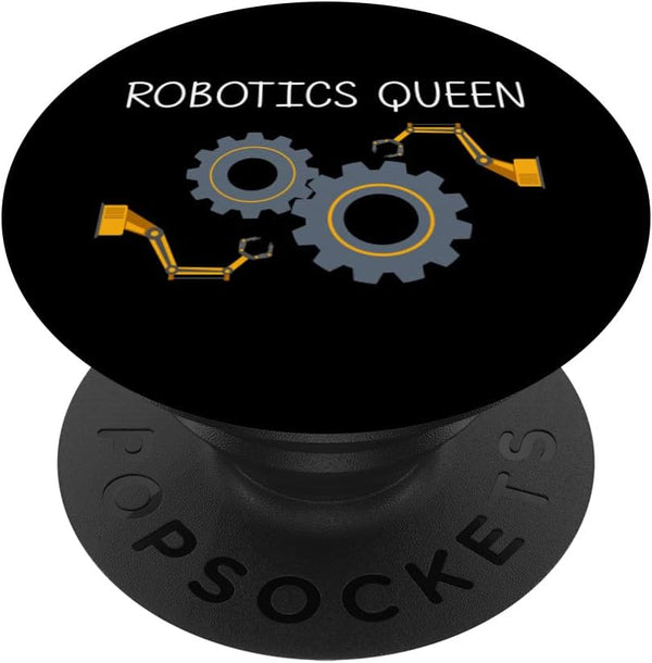 Funny Robotics for Women Mom, Robots Engineering Lovers PopSockets Standard PopGrip