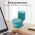 Novelty Toilet Shaped Cellphone Holder, Funny Phone Stand, Peacock Blue Stupid Gifts, Hilarious Cellphone Stand