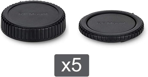 Rear Lens Cap & Body Cap Cover for Canon RF Mount Mirrorless Camera EOS R100 R50 R10 R8 R7 R6 Mark II R5C R5 R3 R RP -