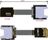 xiwai SD Male Extender to SD Card Female Extension Cable Adapter, Flexible SD/SDHC/SDXC UHS-III
