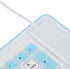 Sanpyl USB Wired Keyboard, 103 Keys Foldable Silicone Keyboard, Waterproof Mute Roll Up for PC Laptop (Blue)