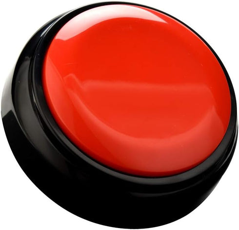 MOYEIKH Recordable Button Voice Recording Button Dog Buttons for Communication Game Buzzer 30