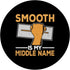 Smooth is My Middle Name - Drywall Finisher Home Renovation PopSockets Swappable PopGrip