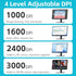 Wireless Bluetooth Mouse, USB + Dual Bluetooth, Adjustable DPI, L380 Model for Computer and Laptop