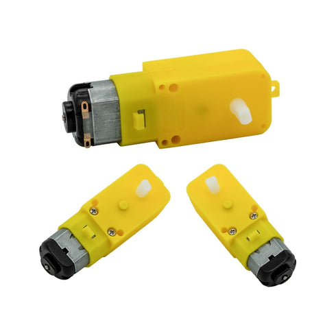 YFUSET 6Pcs 3V-6V 1:48 TT Motor DC Electric Motor Dual Shaft Geared Magnetic Gearbox Ratio for Arduino Smart Car Robot