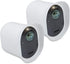 kwmobile 2X Skin for Arlo Ultra/Pro 3/Pro 4, Silicone Security Camera Case Outdoor CCTV Cover - White