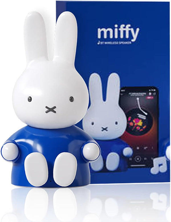 MIFFY Portable Bluetooth Speakers, Cute Wireless Speakers with Loud Stereo Sound, Built-in Mic, 40H Playtime for Room