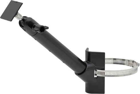 Holicfun Universal Solar Panel Pole Mount for Ring, Eufy, Arlo, Wyze, Reolink Solar Panels, No Drilling Required (Black)