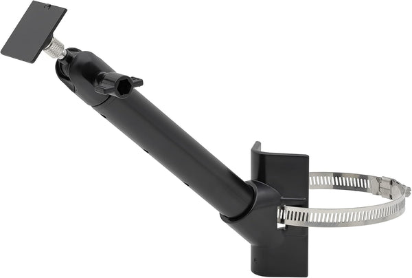 Holicfun Universal Solar Panel Pole Mount for Ring, Eufy, Arlo, Wyze, Reolink Solar Panels, No Drilling Required (Black)