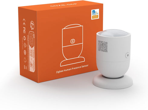 Smilewolf SNZB-06P Zigbee Human Presence Sensor, Motion Detector for Smart Home Automation with Alexa Compatibility.