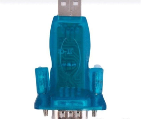 2Pcs USB 2.0 to RS232 Serial Port DB9 9 Pin Male Converter Adapter