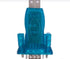 2Pcs USB 2.0 to RS232 Serial Port DB9 9 Pin Male Converter Adapter