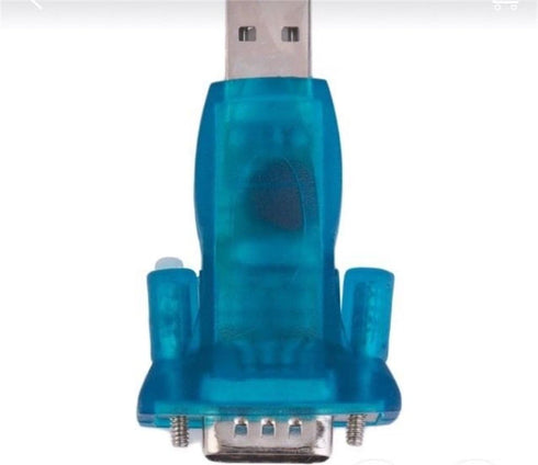 2Pcs USB 2.0 to RS232 Serial Port DB9 9 Pin Male Converter Adapter