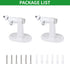 2Pack Adjustable Security Wall Mount Bracket for Google Nest Cam Outdoor/Indoor, Perfect View Angle - White