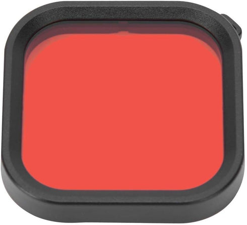 Waterproof Diving Lens Filter for GoPro 8 with Hanging Strap, Red Filter