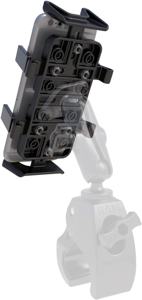 RAM Mounts Finger-Grip GPS and Radio Holder, RAM-HOL-UN4U, Compatible with RAM B 1" and C 1.5" Components