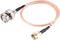 uxcell RG316 Coaxial Cable with BNC Male to SMA Male Connectors, 50 Ohm, 1 ft