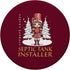 Septic Tank Installer Christmas Classic Female Nutcracker PopSockets Standard PopGrip