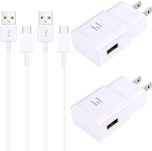 Type C Charger, USB C Android Phone Wall Charger Block & 6.6ft Fast Charging Cable for Samsung Galaxy S22/S22+/S22
